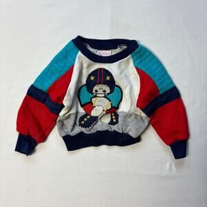 Vintage Football Color Block Sweater 3-6 months